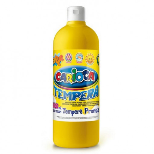 Tempera Carioca 1L žuta