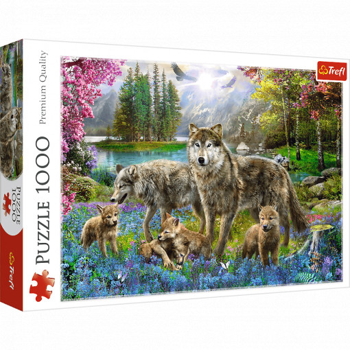 Trefl Puzzle Lupine family 1000 delova