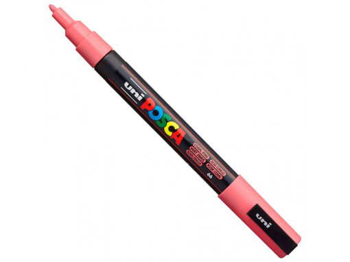 Uni Posca Paint Marker Pen PC-3M - coral pink