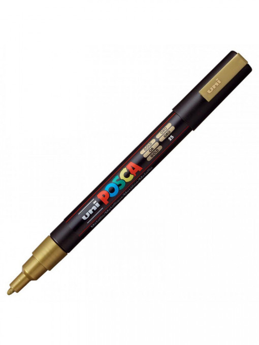 Uni Posca Paint Marker Pen PC-3M - Gold