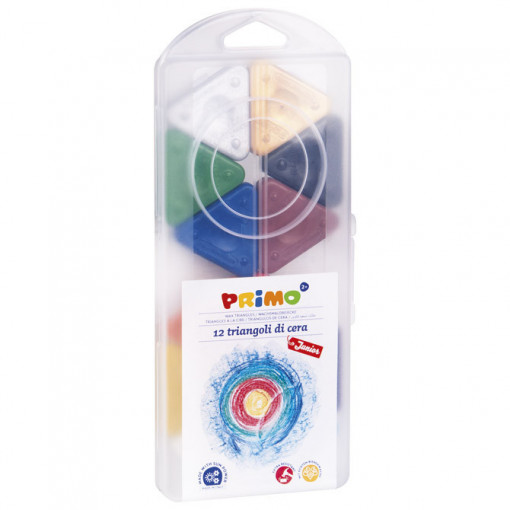 Boje voštane 12boja trouglaste Primo CMP 073TRI12AP