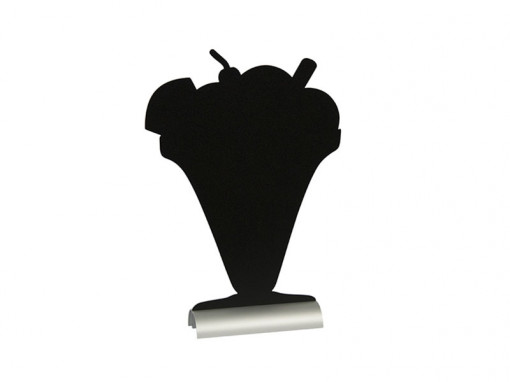 Crna tabla Securit Silhouette sladoled alu-ram 27x25x6cm