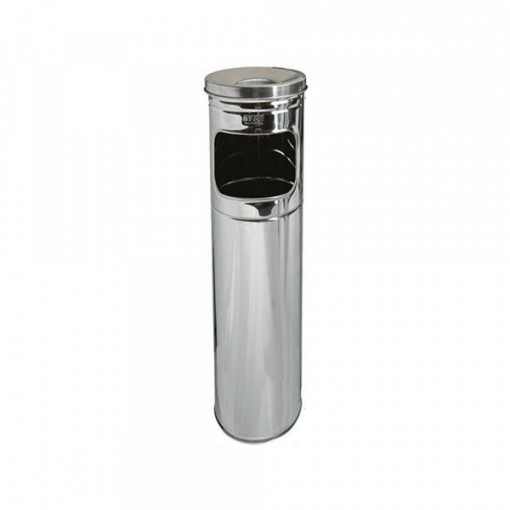 Kanta + pepeljara AM 1201 inox 15x60cm 10 lit.