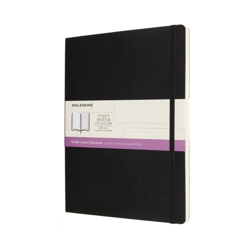 Moleskine Notebook, XL Ruled Soft Black