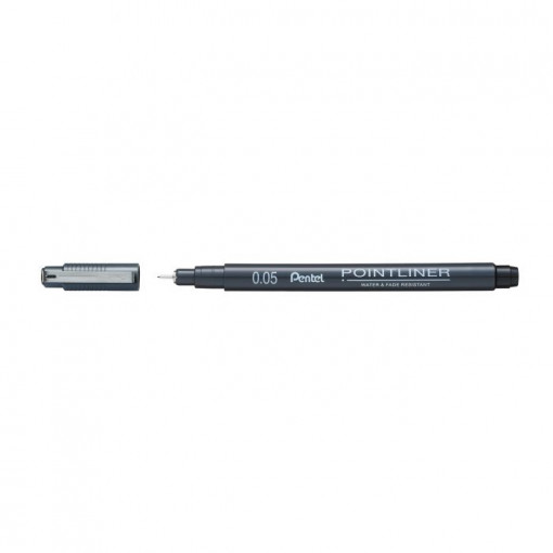 PENTEL fineliner POINTLINER crni 0,05