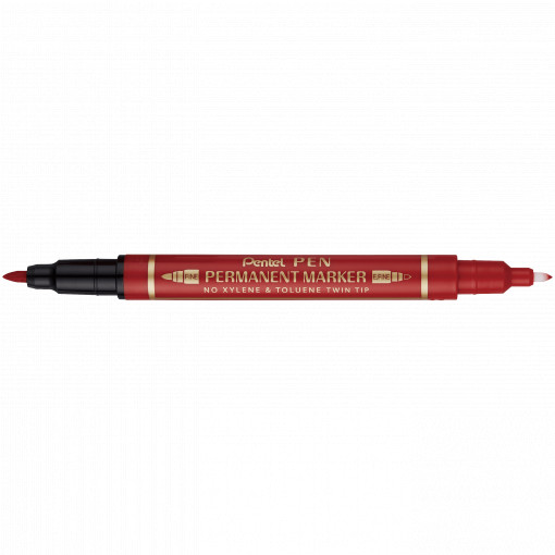 PENTEL marker N-75 TwinTip 0.3/1.2 CRVENI