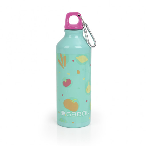Aluminijumska boca za vodu sa zakačkom 6x21 cm 500ml Picnic