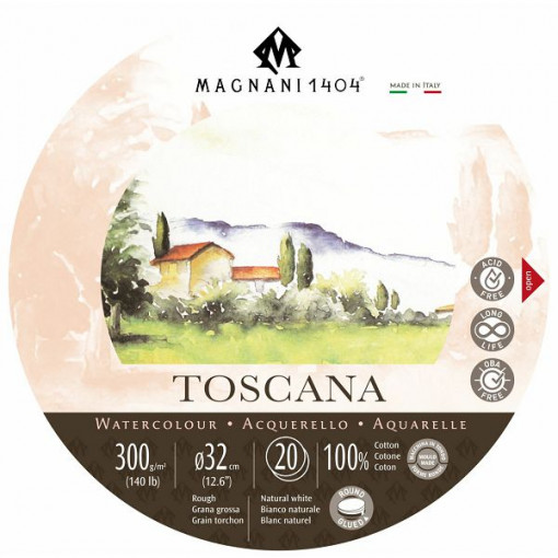 Blok Magnani Toscana rough okrugli 32cm 300g M4300032