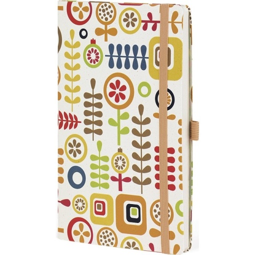 Notes 13x21cm linije 192strane s gumicom Appeel Summer