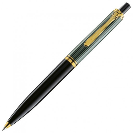 Olovka hemijska Souveran K400+poklon kutija G15 Pelikan 996835 crno-zelena