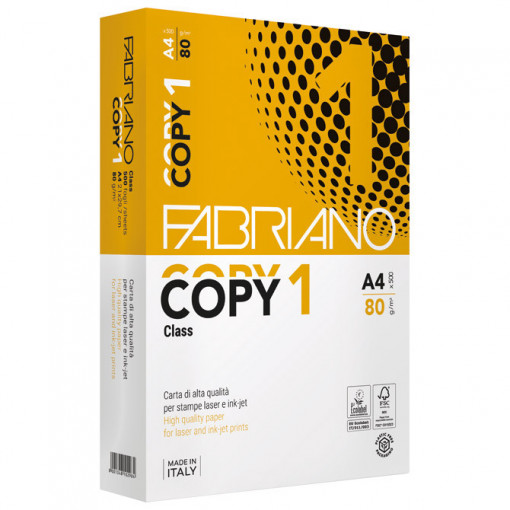 Papir Copy 1 A4 80g pk500 Fabriano 42021297