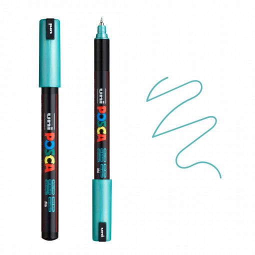 Uni Posca Paint Marker Pen PC-1MR - Metallic Green