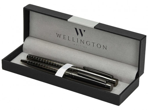 WELLINGTON SET YORK HO+RO+ETUI ANTRACIT