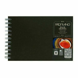 Blok drawing book spirala 21x29,7cm 40L 190g (murillo nero) Fabriano