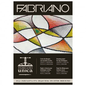 Blok Unica Pad 21x29,7cm 20L 250g Fabriano 19100383 beli