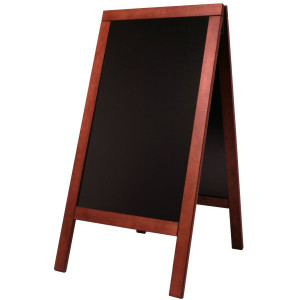 Crna oglasna A-Tabla Securit Sandwich 70x125cm