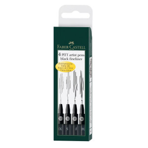 Faber Castell Pitt Artist Pen India ink pen 1/4 black