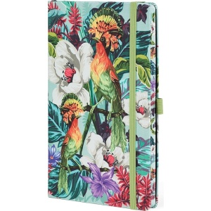 Notes 13x21cm linije 192strane s gumicom Eden Exotic
