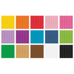 Papir rebrasti B2 328g Ondulacolor Sadipal Fabriano S1017014 braon
