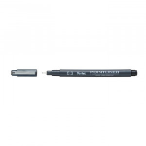 PENTEL fineliner POINTLINER crni 0,3