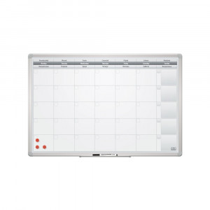 Planer tabla 2x3 TP004, mesečna 60x90cm alu ram