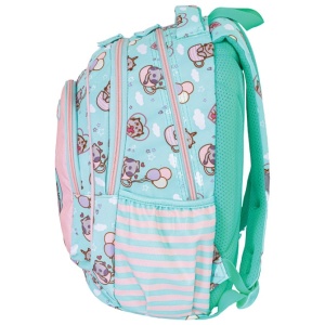 Ranac đački anatomski 3zipa Kitty's World Astrabag svetlo roze