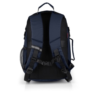 Ranac putni za low cost sa 2 odeljka 25x40x20/23 cm 20/23l Plavi