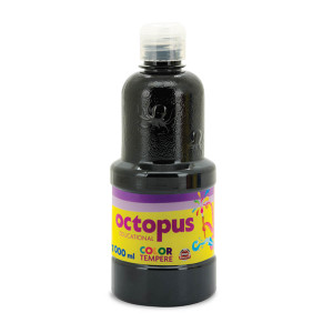 Tempera 1l crna octopus unl-1219