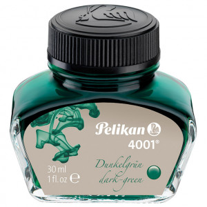 Tinta za nalivpero bočica 30ml 4001 Pelikan 300056 tamno zelena