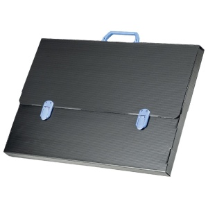 Torba-kofer pvc 750x530x40mm 2 kopče Colorosa Crna