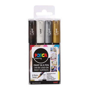 UNI set PC-1M Posca/0.7mm 1/4