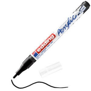 Akrilni marker E-5300 fine 1-2mm obli vrh