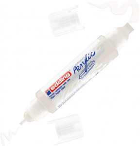Akrilni marker E-5400 double-liner sa dva vrha