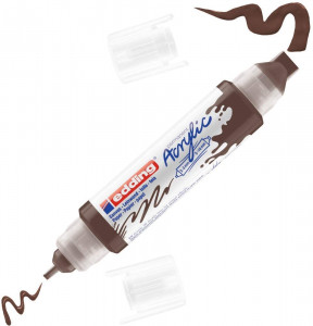 Akrilni marker E-5400 double-liner sa dva vrha
