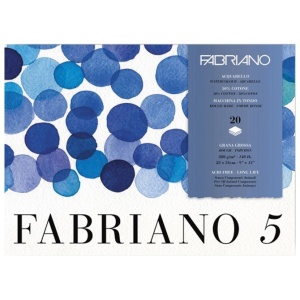 Blok Fabriano 5 31x41cm 20L 300g (rough/grana grossa) Fabriano
