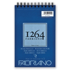 Blok Watercolour spirala gore A5 20L 300g (fine-grain) 1264 Fabriano