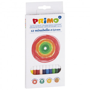 Boje drvene 12 boja fi3,8mm Minabella Primo
