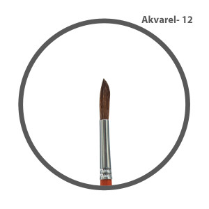 Četkica akvarel br.12 milan 101 12 80312