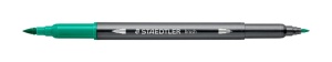 Dvostrani akvarel flomaster STAEDTLER 581 turquoise green