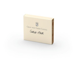 Faber Castell GV 6 ink cartridges, Carbon Black