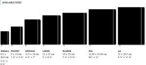 Moleskine Classic sveska – tvrdi povez, bez linija, Large (13 × 21 cm), crna