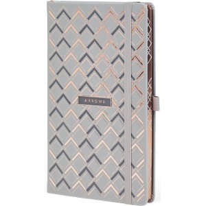 Notes 13x21cm linije 192strane s gumicom Cesello Arrow