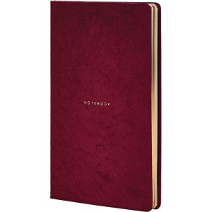 Notes 13x21cm linije 192strane s gumicom Teatro Burgundy