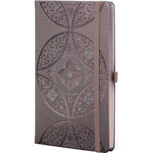 Notes 19x25cm linije 192strane s gumicom OrientalCharme Fossil Arabesque