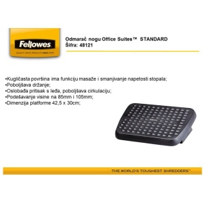 Odmarač nogu Standard Fellowes 48121-70 crna