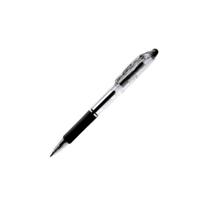Olovka hemijska 0,7mm sa gumenim gripom (uložak crni) Z-1 Zebra-crna