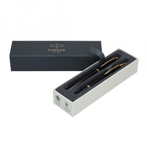 Parker poklon SET IM Black GT – Hemijska olovka + Nalivpero