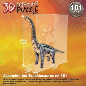PUZZLE 3D BRACHIOSAURUS CREATU