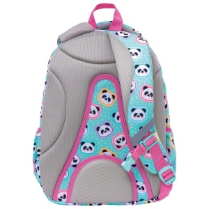 Ranac đački anatomski 3zipa Minty Pandas Astrabag tirkizni