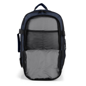 Ranac putni za low cost sa 2 odeljka 25x40x20/23 cm 20/23l Plavi